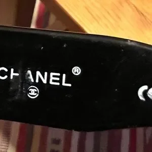 Vintage Chanel Sunglasses 01948 94305 certified Black Round Lunettes Sunglasses IMG_9470_0abdeb94-8041-49df-  main image 4